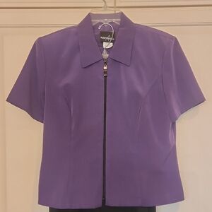 Positive Attitude Purple Pantsuit